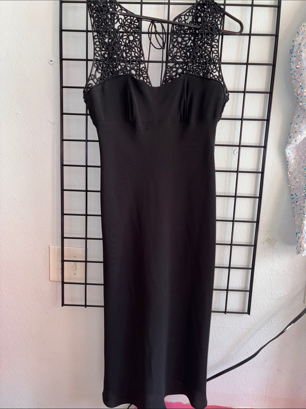 Jones New York Black Lace Bodice Evening Dress - Picture 4 of 4